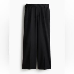 Black Wide-Leg Trousers